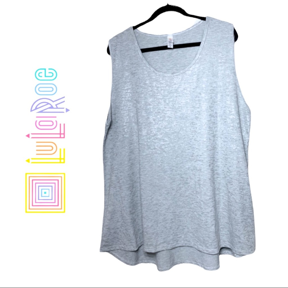 Lularoe Gray/Silver Tank Top